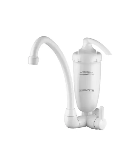 Torneira Lorenzetti PPia Em Abs Branco Bica Móvel Com Filtro